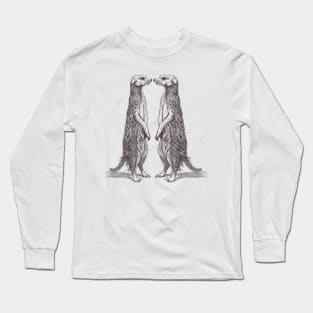 Suricata Love. Meerkat Love. Long Sleeve T-Shirt